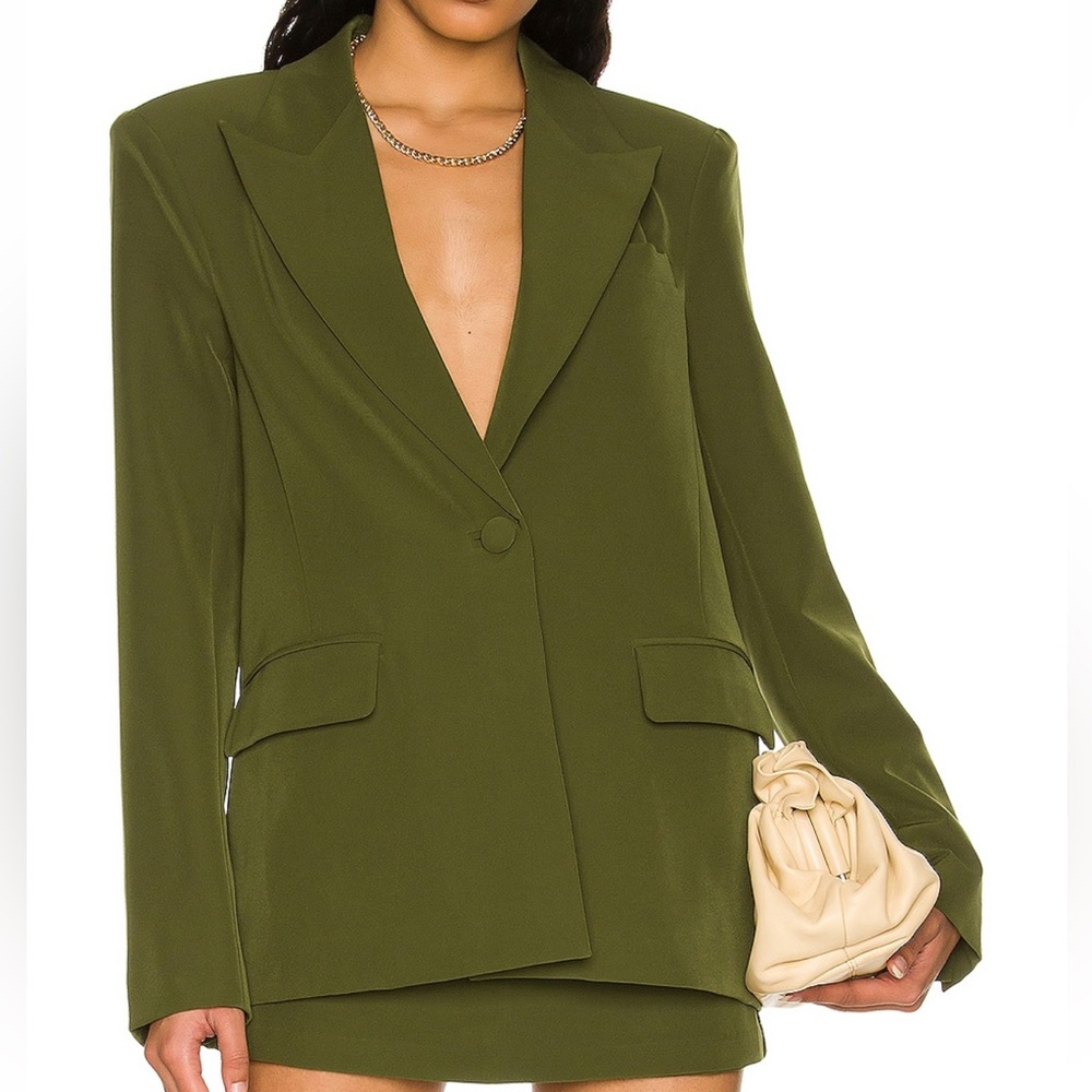 Camila Coelho Morena Blazer in Green
